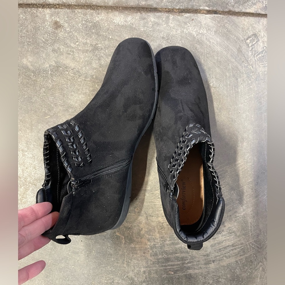 Comfortview Women's Black The Farren Bootie Size 12M